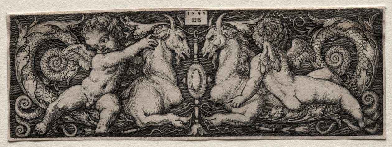 Two Genii by Hans Sebald Beham