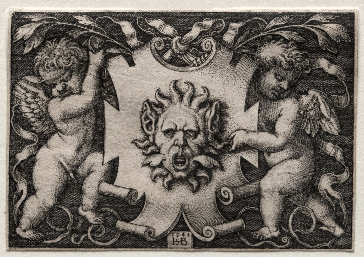 Vignette au Mascaron by Hans Sebald Beham