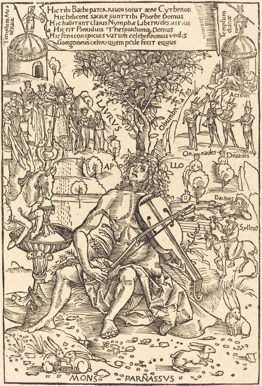 Apollo on Parnassus by Hans Süss von Kulmbach