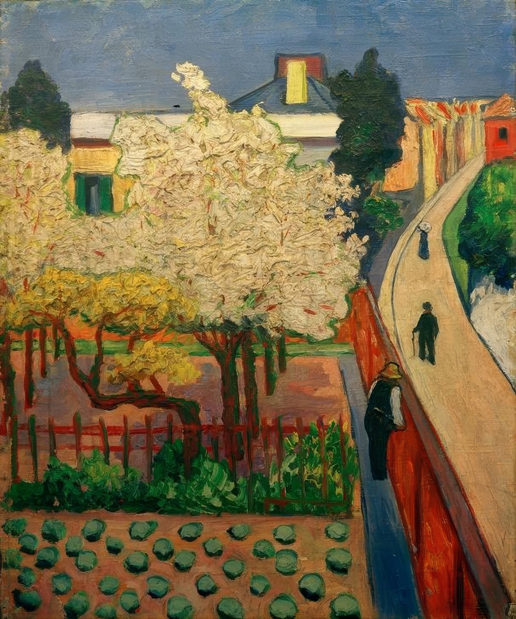 Blooming Fruit Trees (Endenich) by Hans Thuar