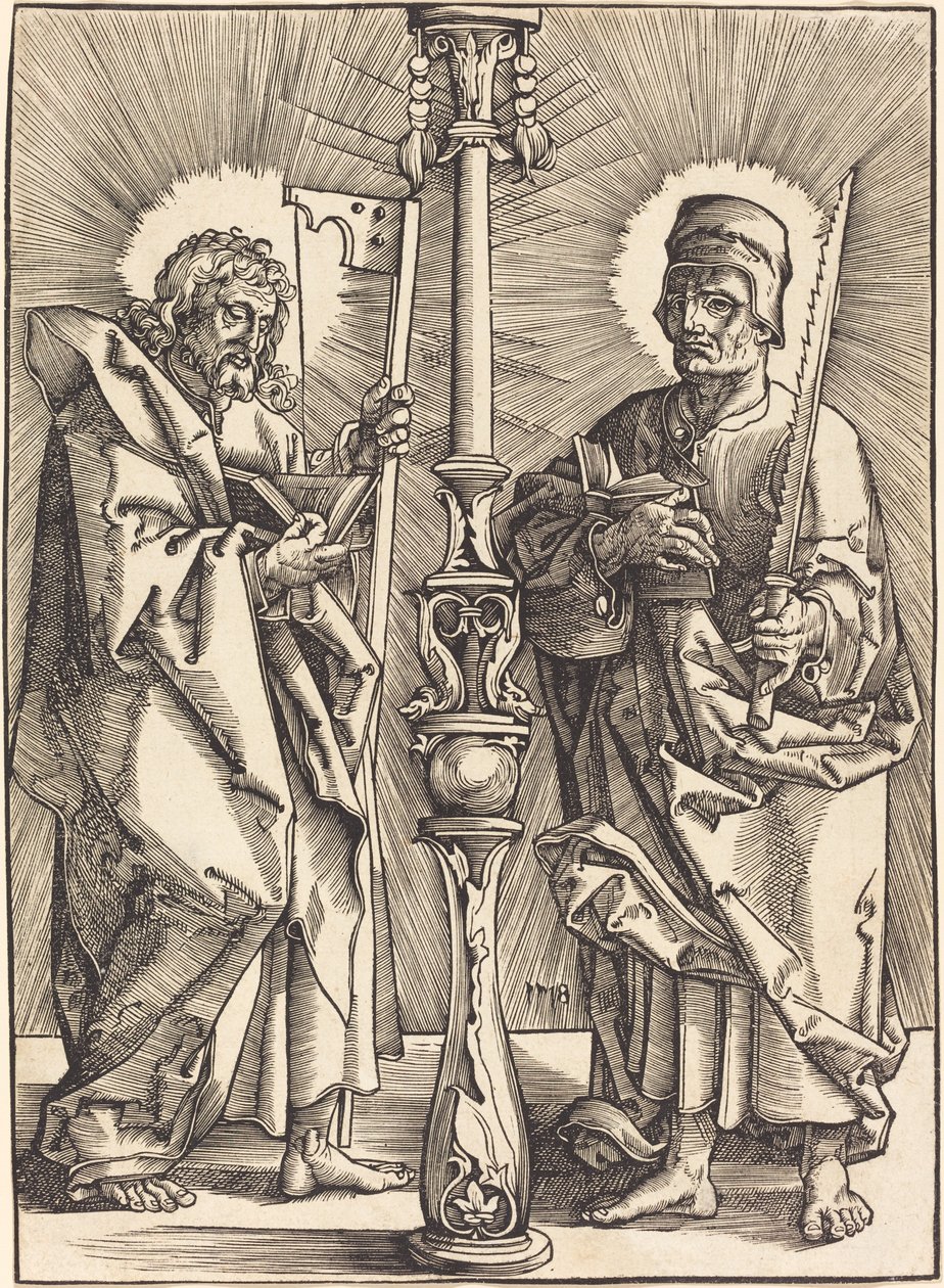 Saint James the Less and Saint Simon by Hans Vischer