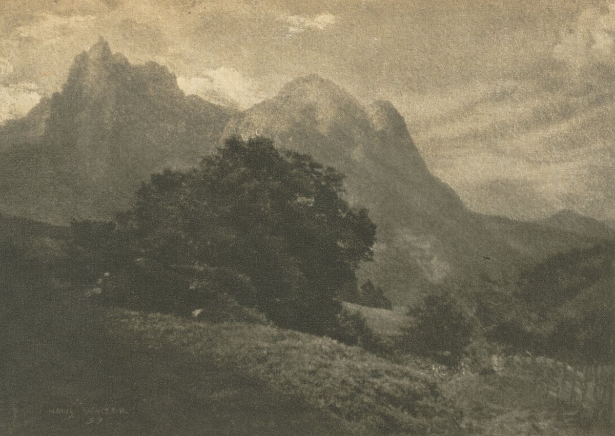 Camera Work: Mountain Landscape by Hans Watzek