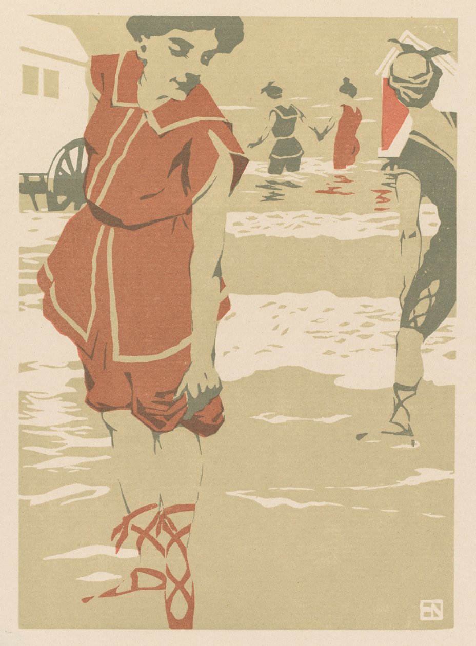Bathers by Hans von Newmann