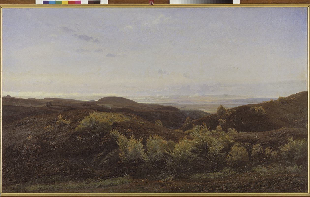 Heather Hills near Rye, Jutland by Harald Foss