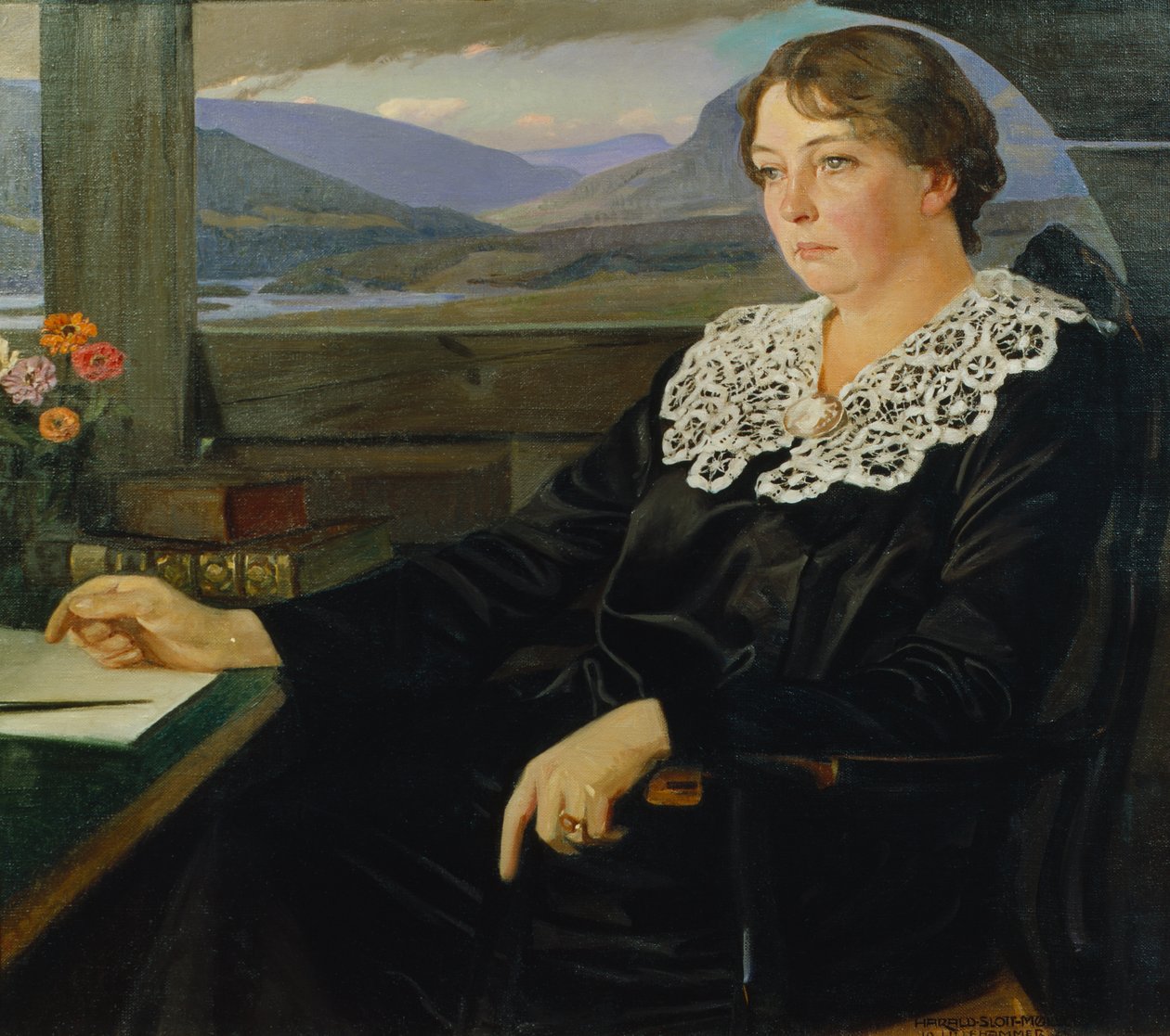 Author Sigrid Undset by Harald Slott Moller