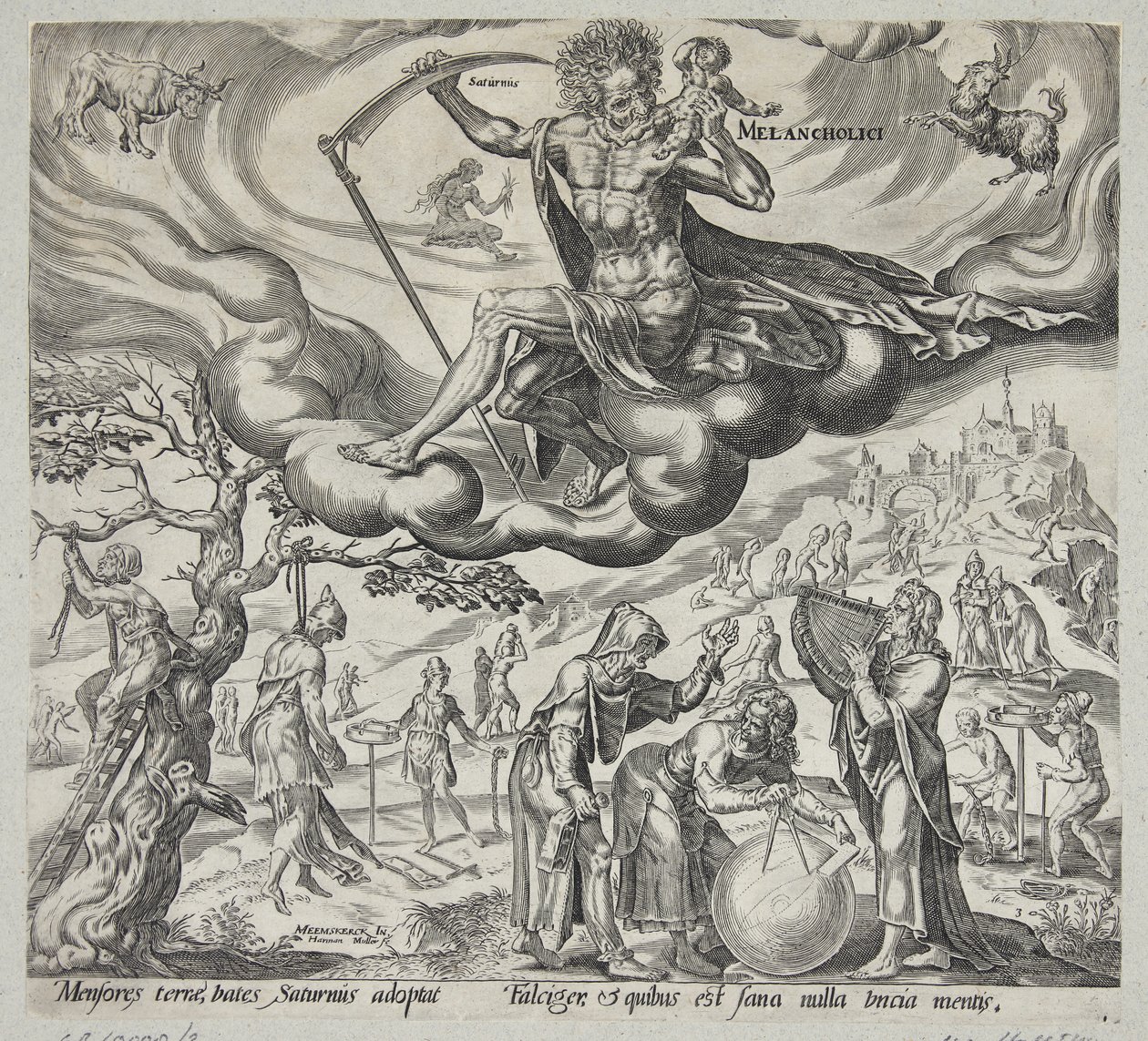 The Melancholic Temperament by Harmen Jansz. Muller