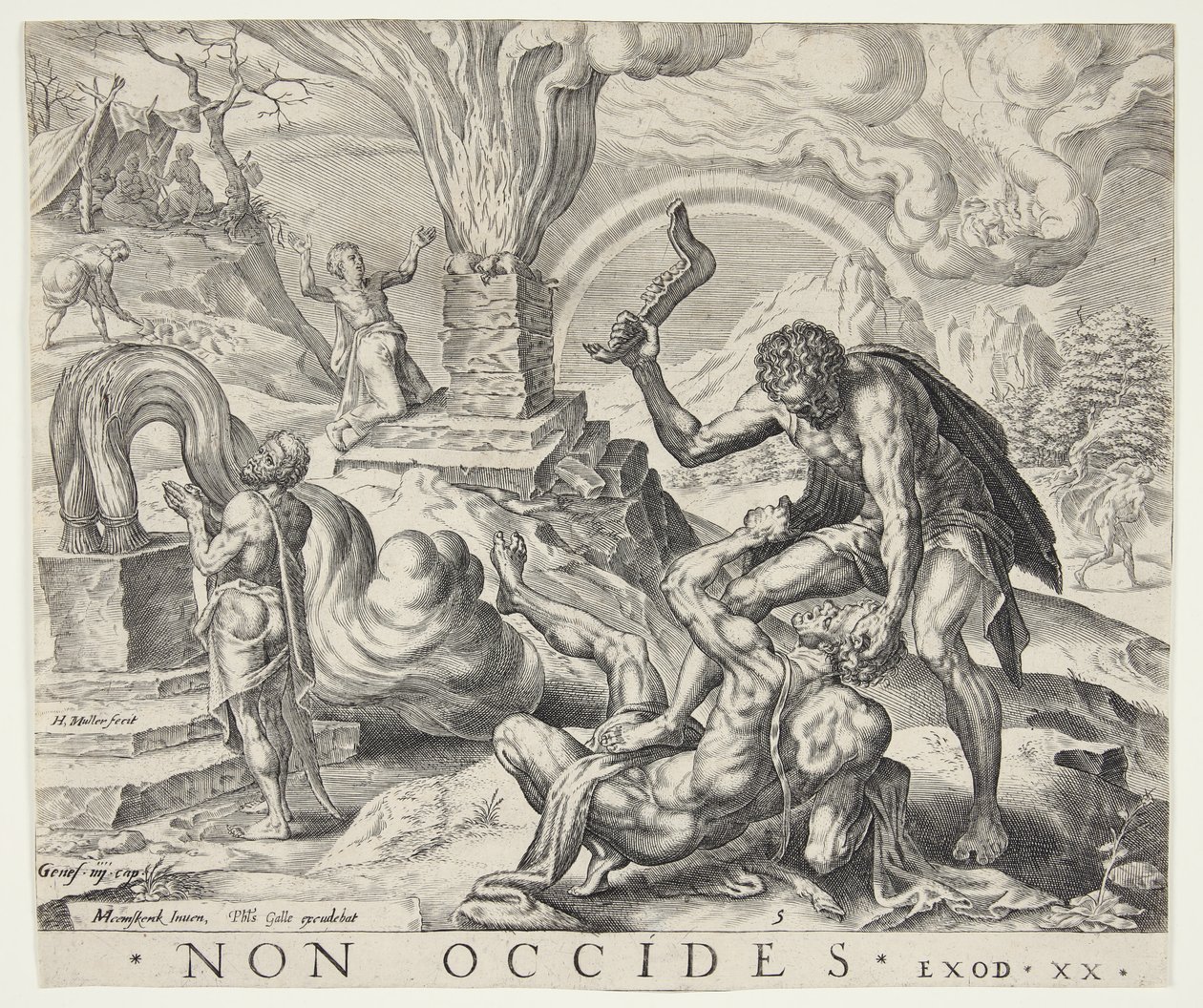 Thou Shalt Not Kill by Harmen Jansz. Muller
