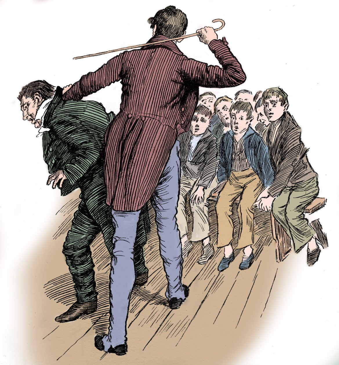Nicholas Nickleby by Charles Dickens by Harold Copping