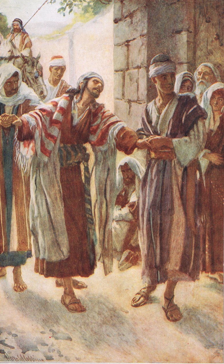 Why Persecutest Me by Harold Copping