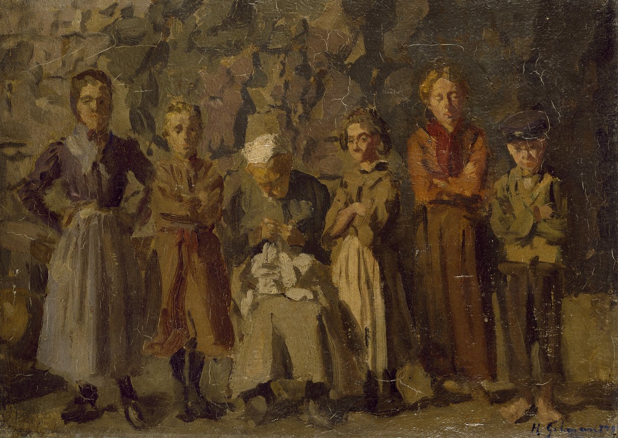 Cave Dwellers, Dieppe, 1907 by Harold Gilman