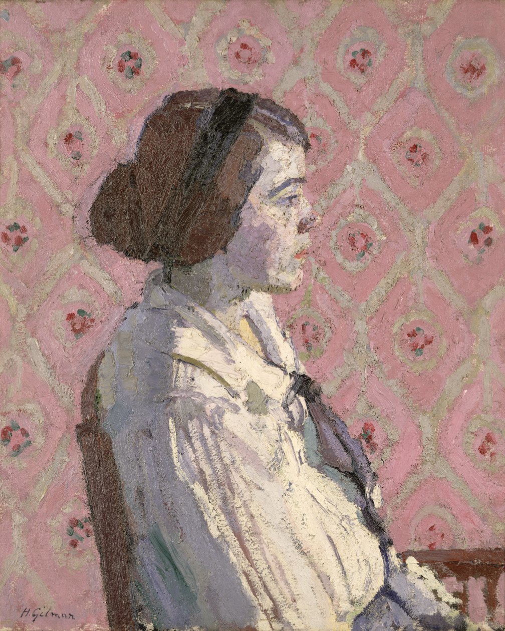 Portrait in Profile: Mary L by Harold Gilman