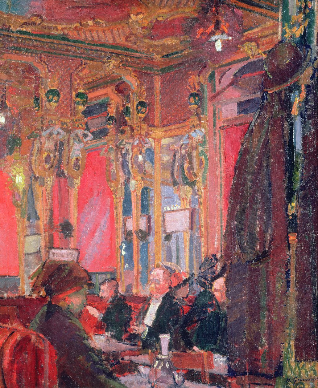 The Cafe Royal by Harold Gilman