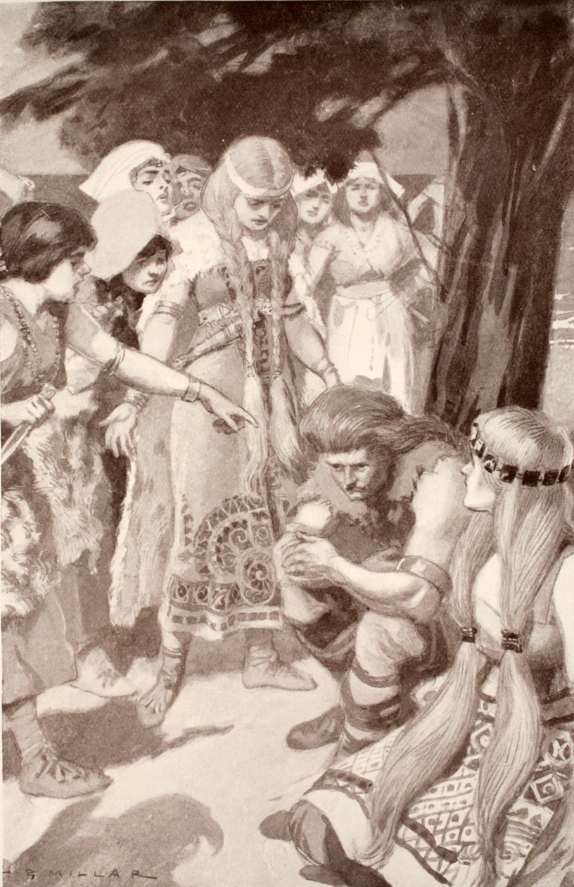 Cuchulainn Rebuked by Emer, Illustration from 