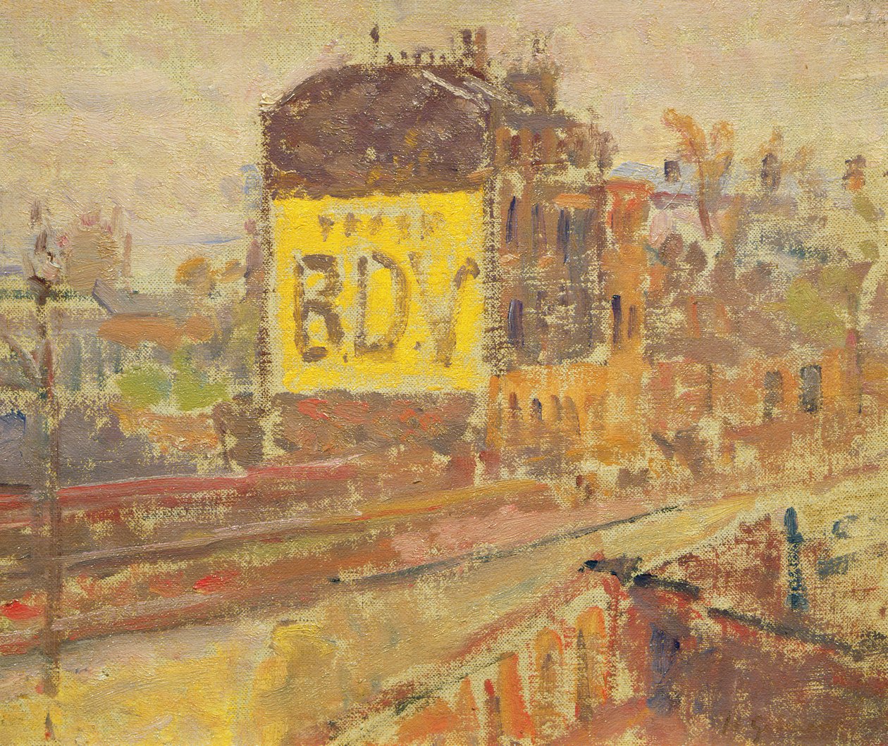 Hampstead Road by Harold Gilman