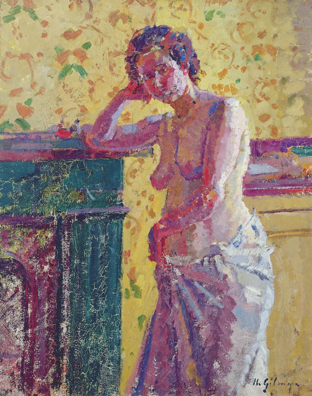 Interior with Nude by Harold Gilman