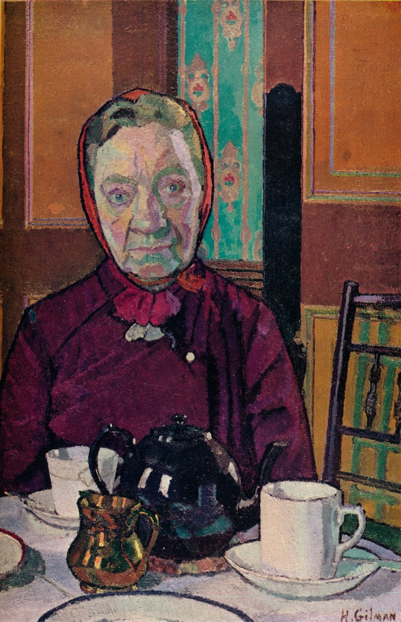 Mrs Mounter at the Breakfast Table by Harold Gilman