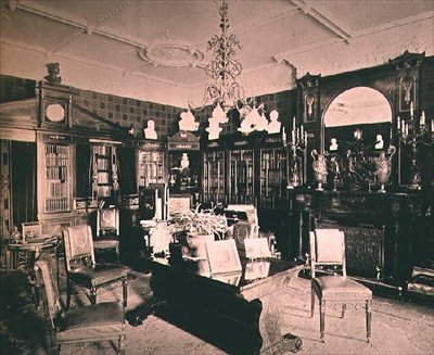 The Library, Wickham Hall, Kent by Harold Palmer