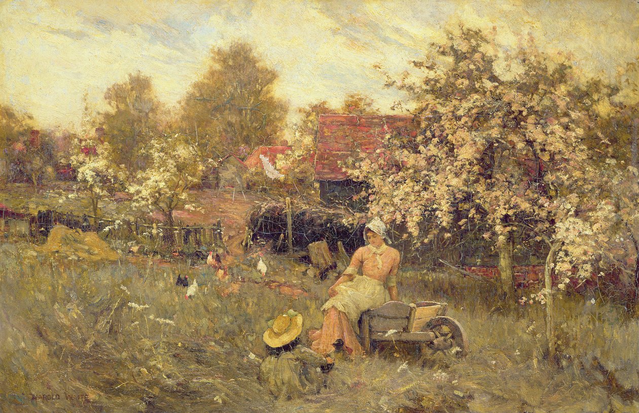In the Orchard by Harold Waite