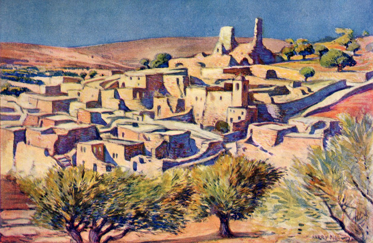 The Biblical Village of Bethany, Near Jerusalem by Harry Morley