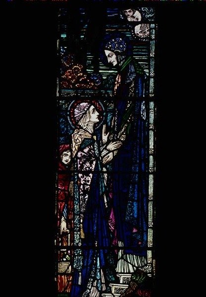 St. Elizabeth and Mary by Harry Clarke