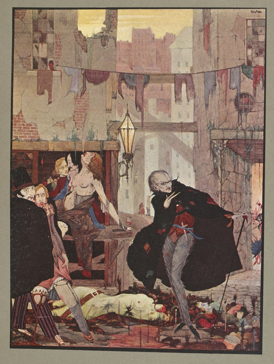 The Man of the Crowd by Harry Clarke