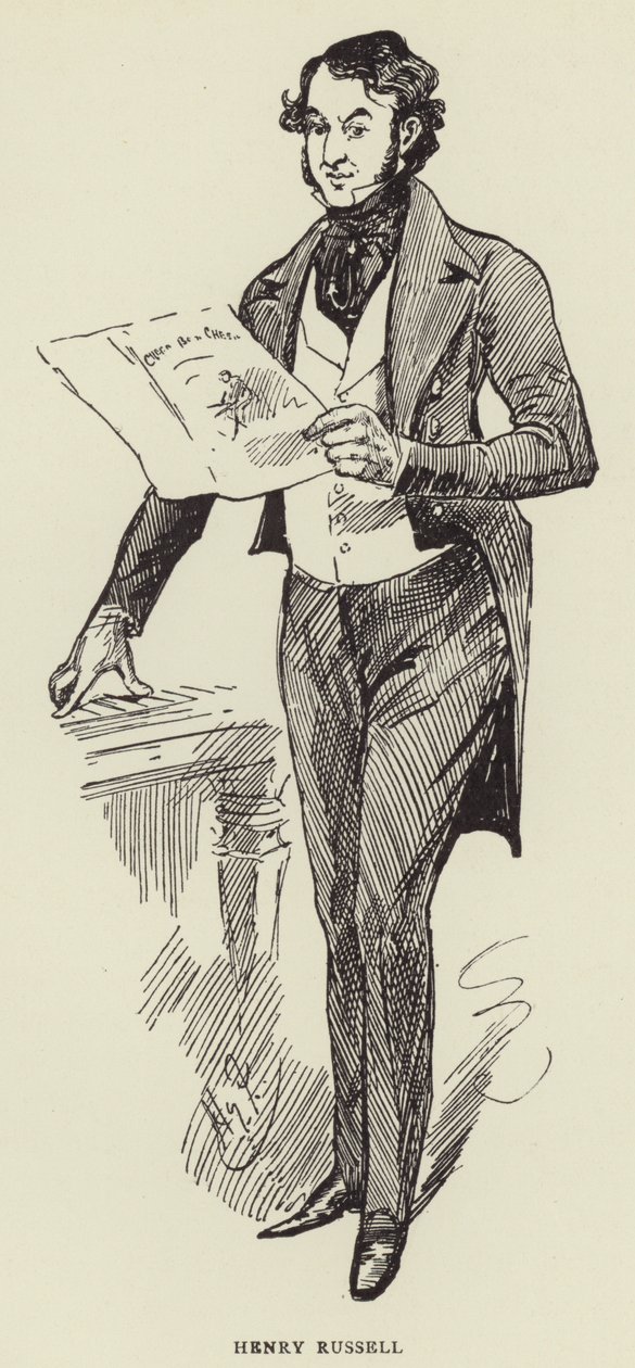 Henry Russell by Harry Furniss