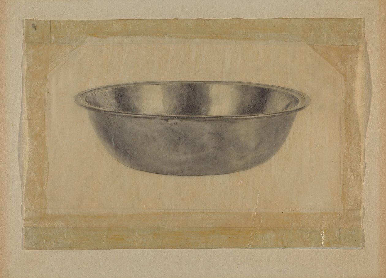 Pewter Basin by Harry Goodman