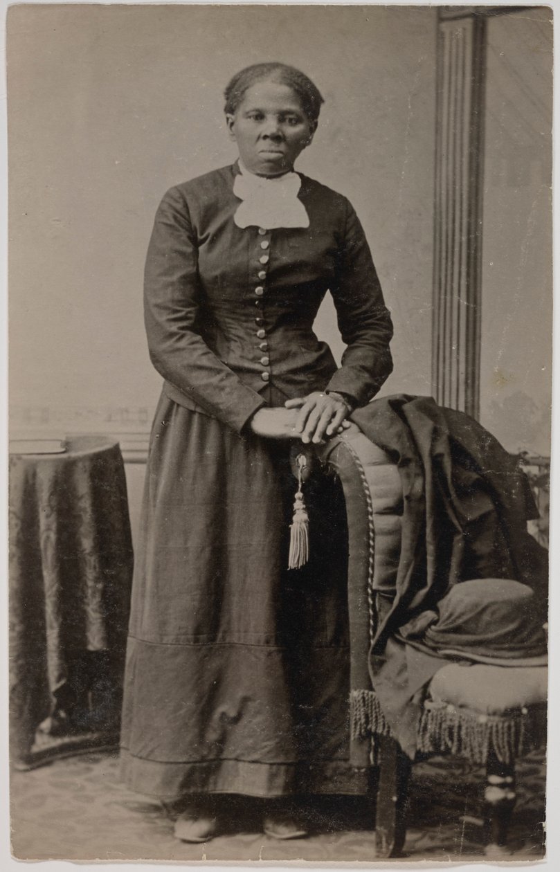 Matte Collodion Print of Harriet Tubman by Harvey B. Lindsley