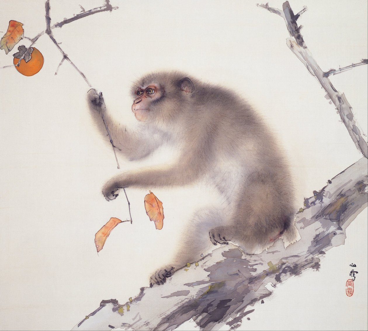 Monkey by Hashimoto Kansetsu