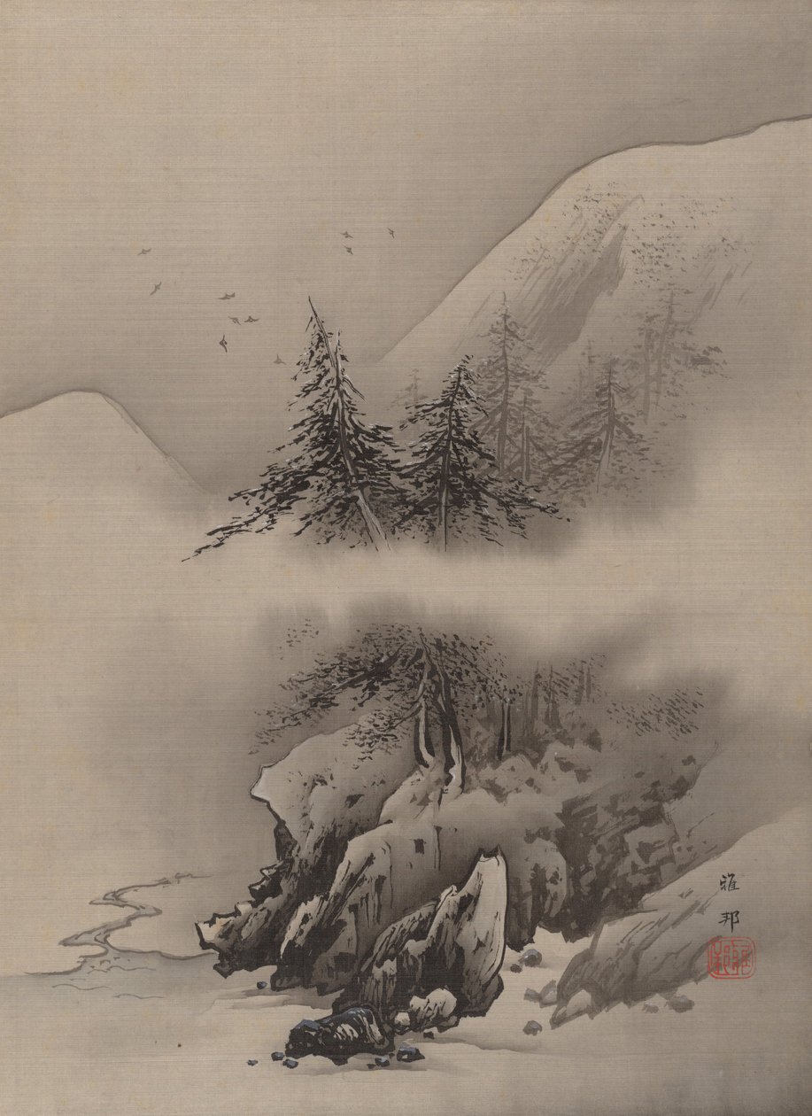 Snow Landscape by Hashimoto Gaho
