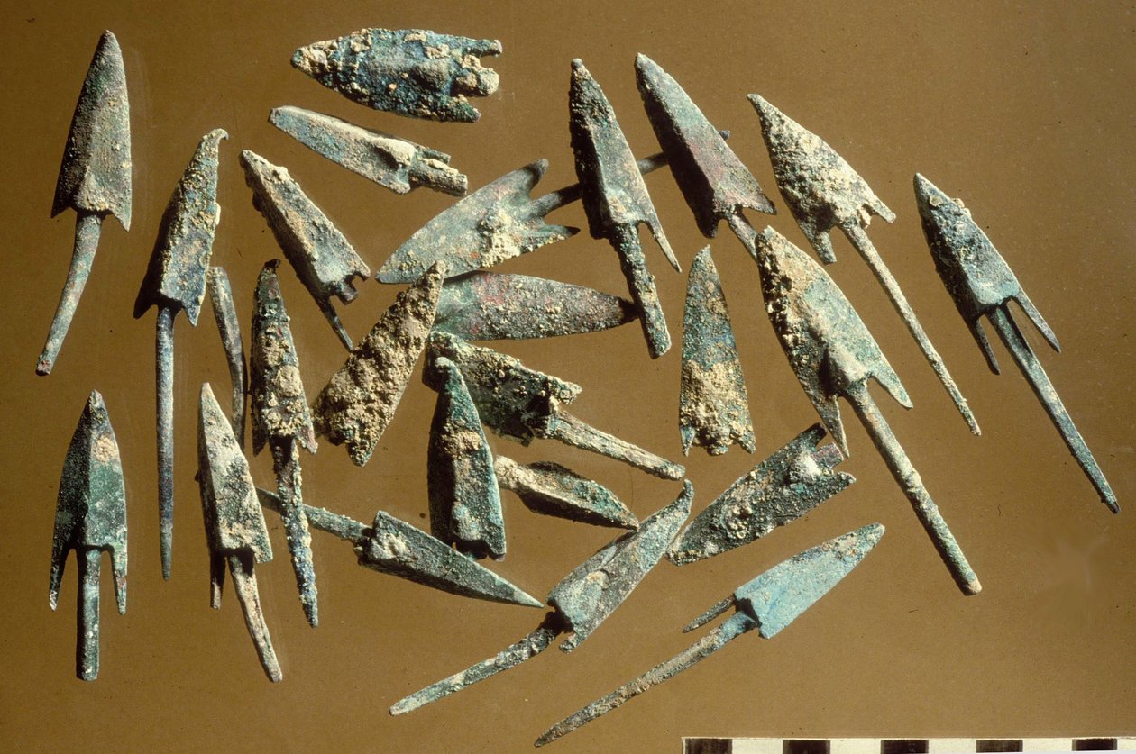Arrowheads found in the Citadel of Jerusalem by Hasmonean