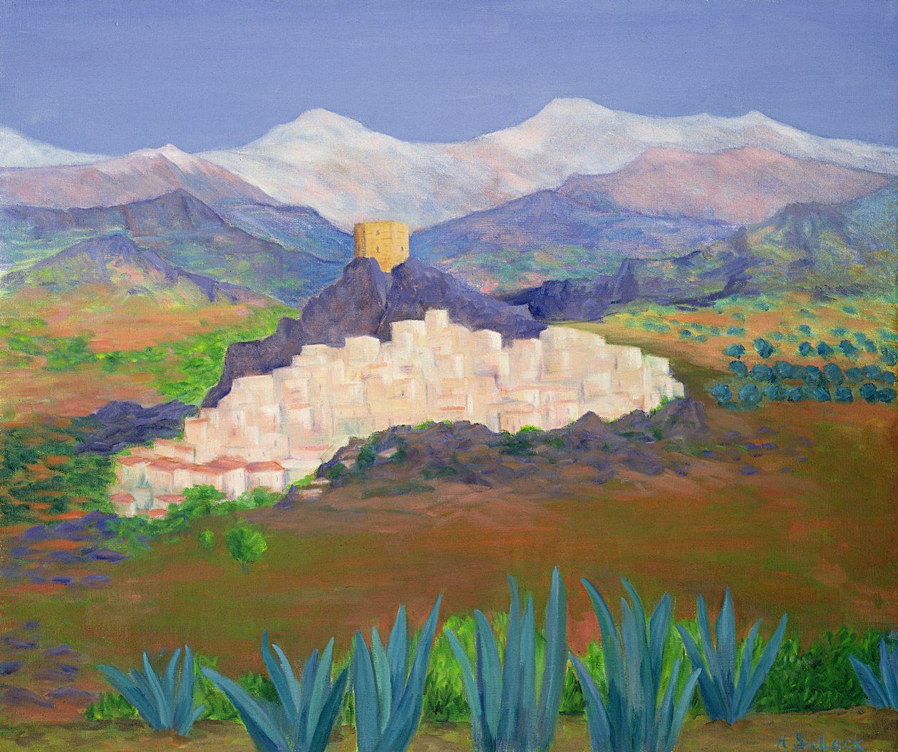 Alpujarra Village by Hazel Bullock