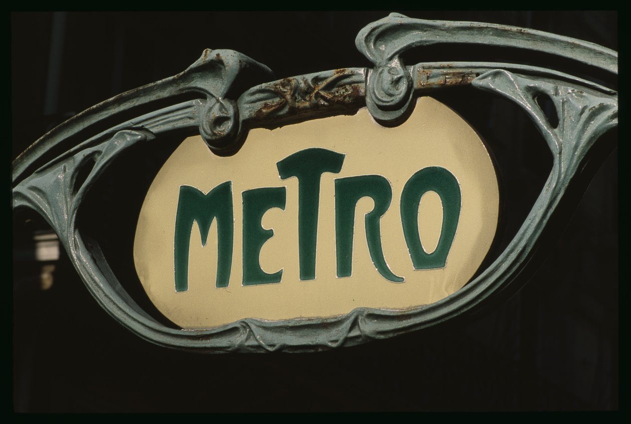 Entrance to a Metropolitan Station by Hector Guimard