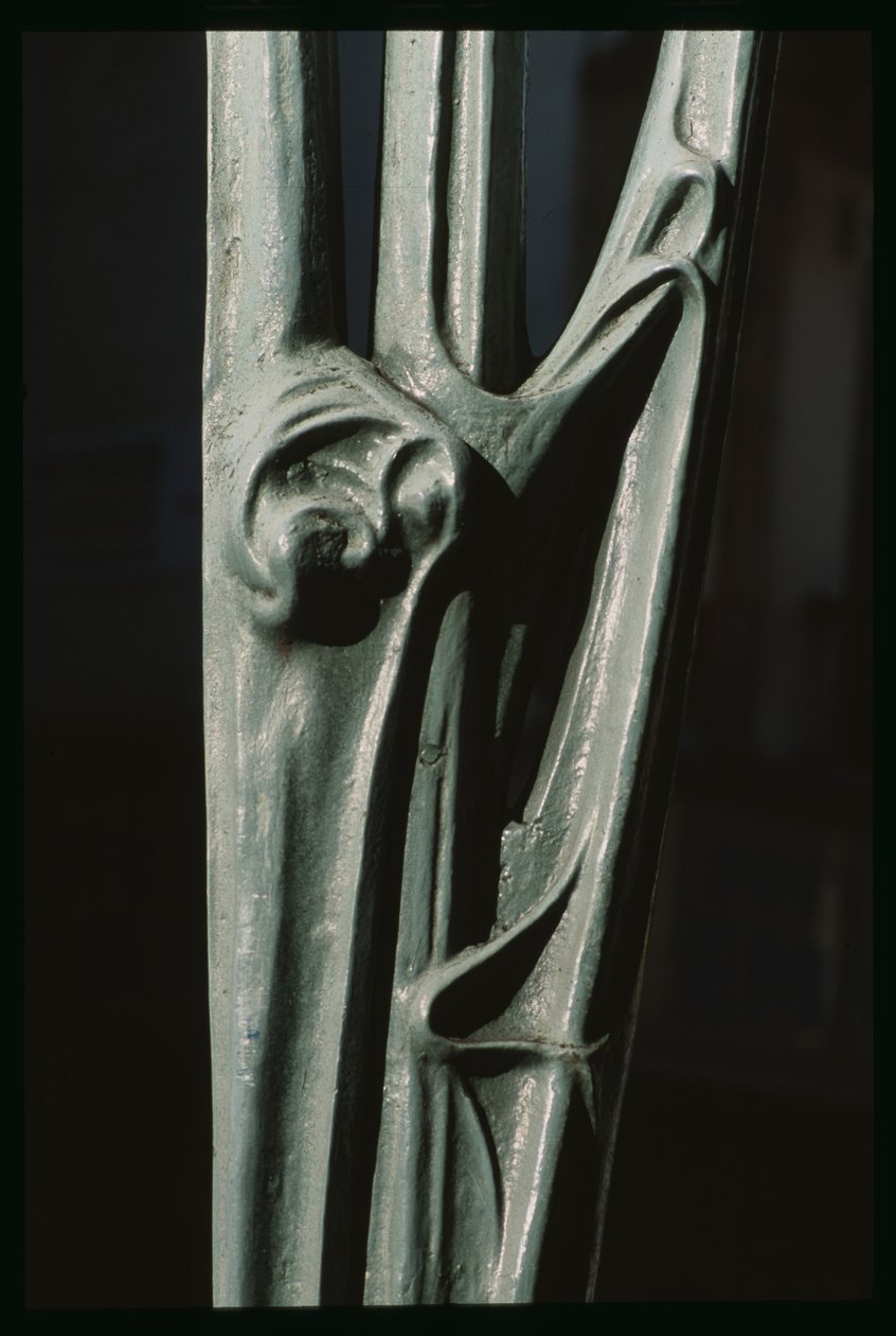 Entrance to a Metropolitan Station (detail) by Hector Guimard