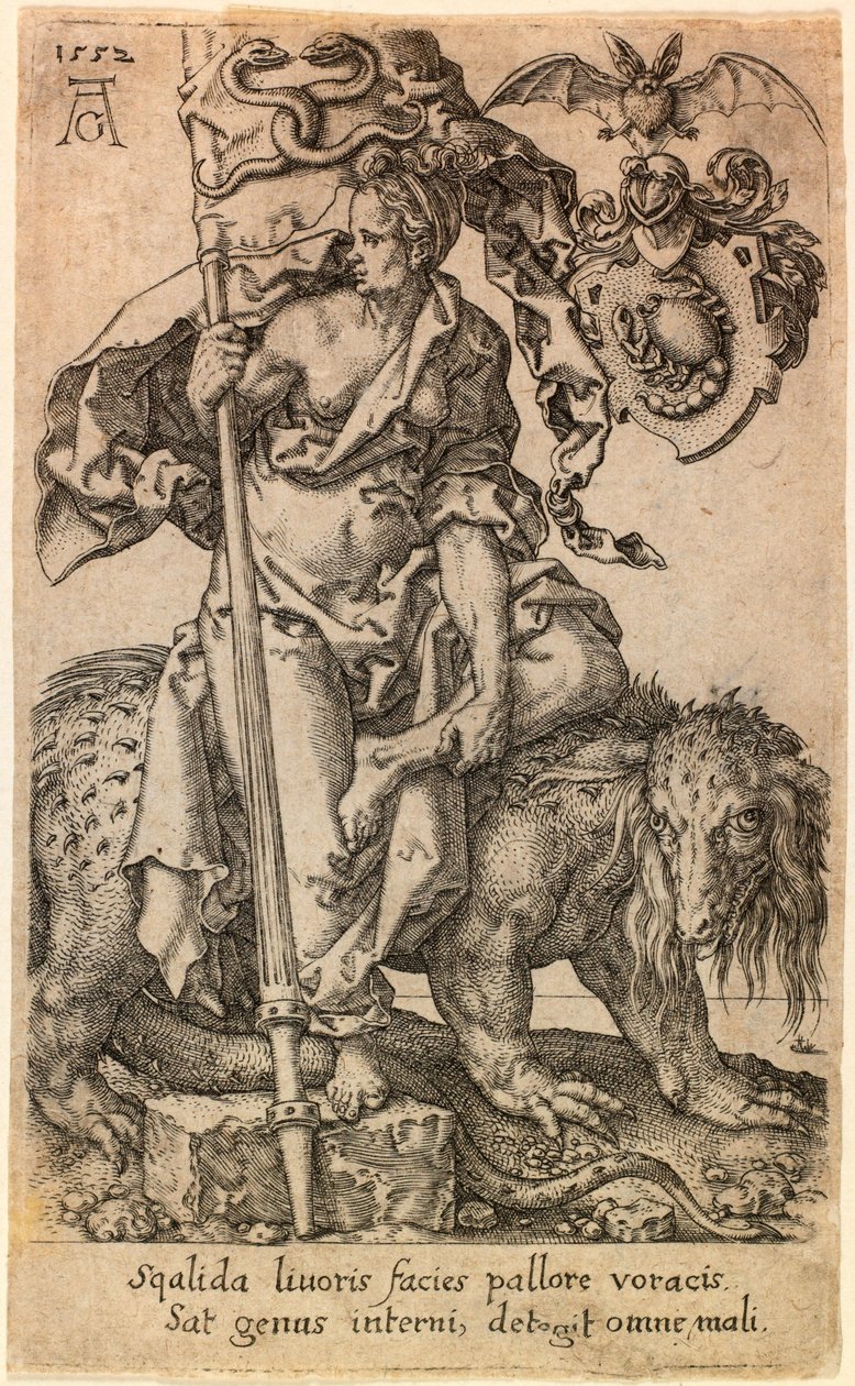 Envy by Heinrich Aldegrever