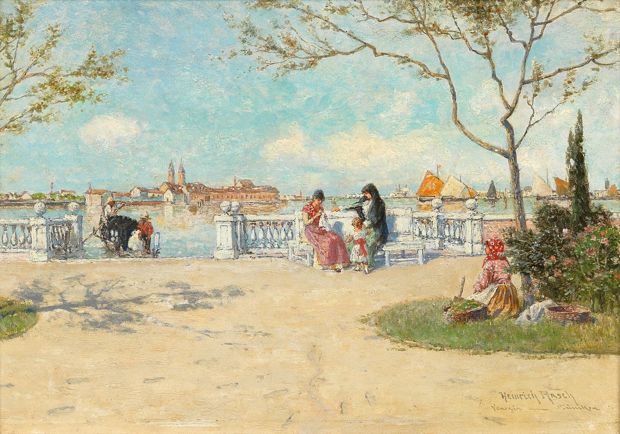 Venetian Scene by Heinrich Rasch