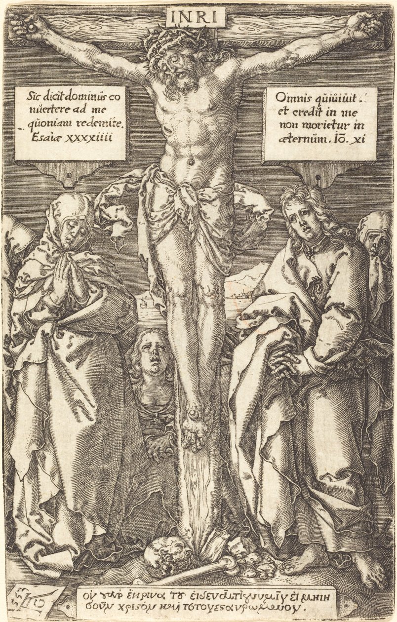 Christ on the Cross by Heinrich Aldegrever