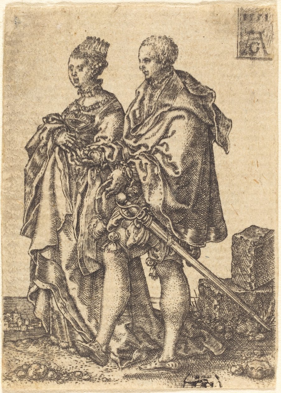 Dancing Couple by Heinrich Aldegrever