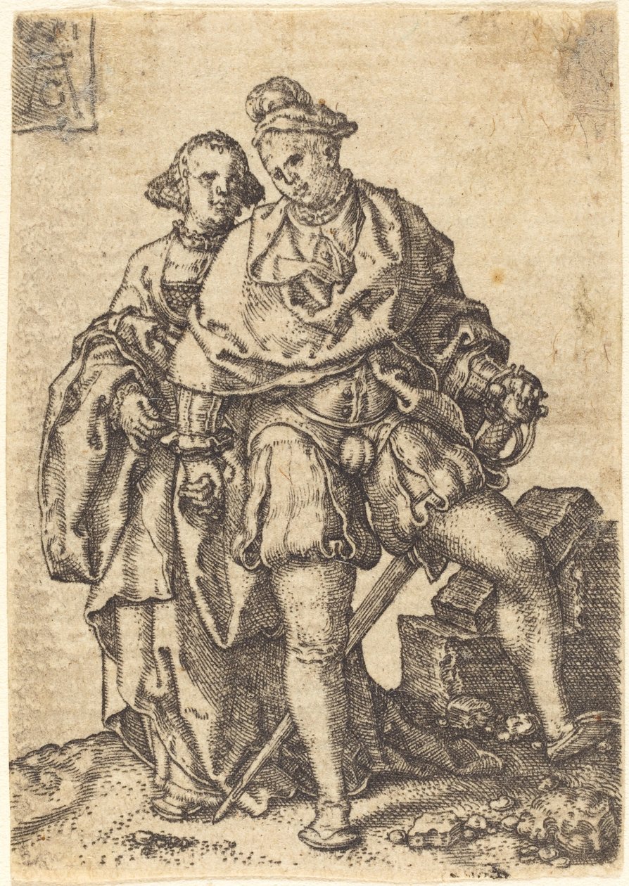 Dancing Couple by Heinrich Aldegrever