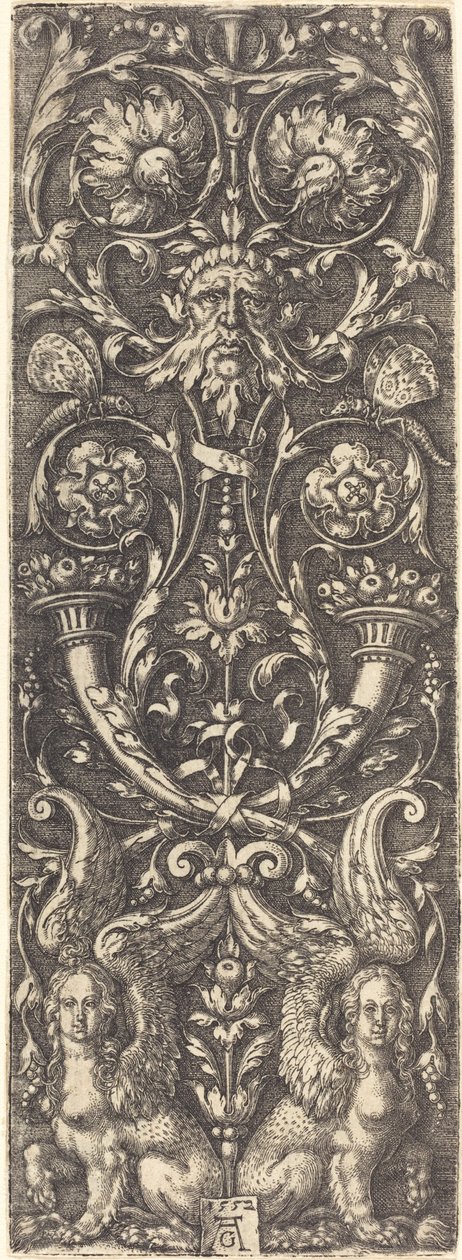 High Fruits with Ornaments by Heinrich Aldegrever
