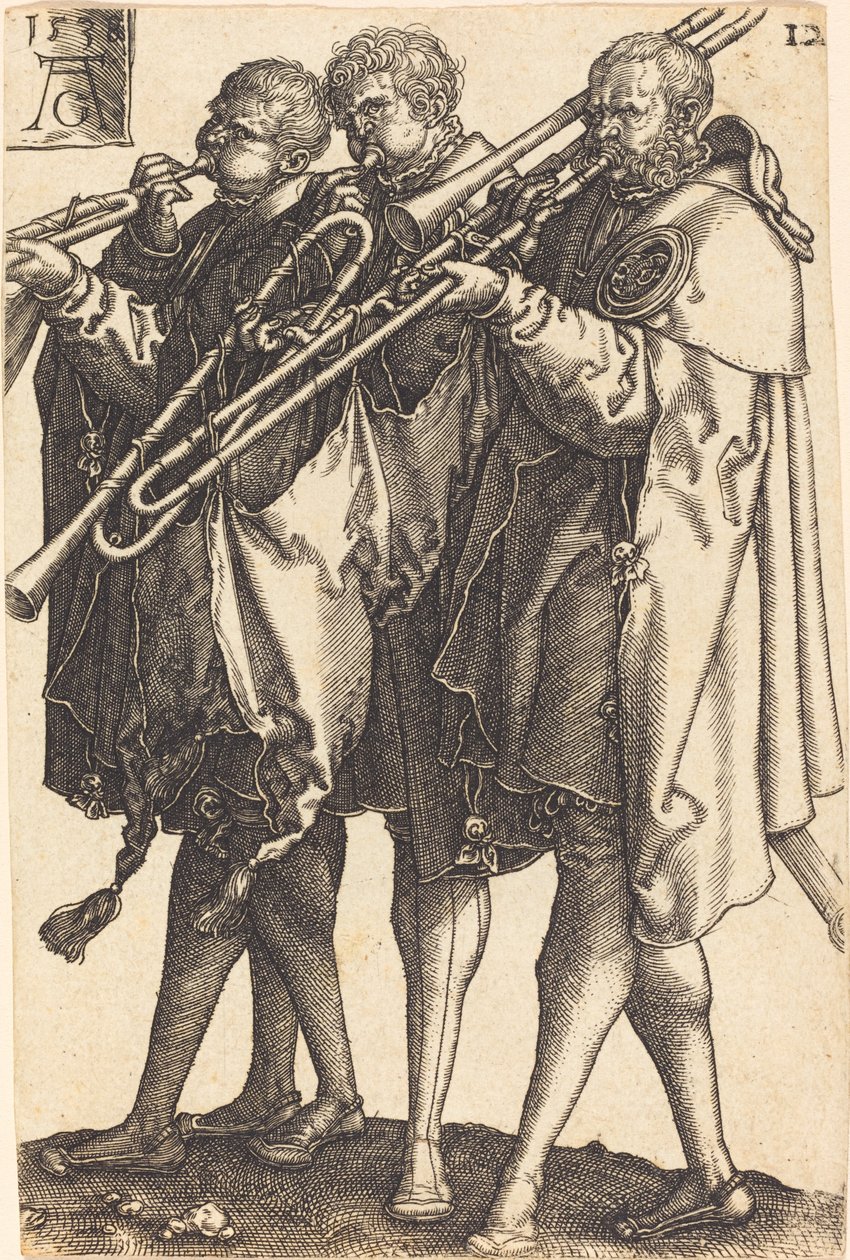 Large Wedding Dancers by Heinrich Aldegrever