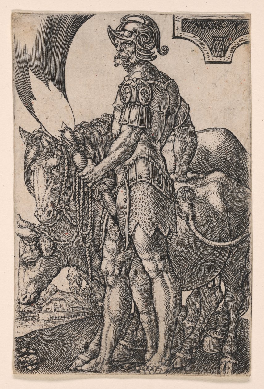 Mars, from The Seven Planetary Gods by Heinrich Aldegrever