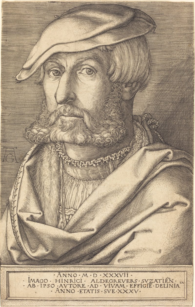 Self-Portrait by Heinrich Aldegrever