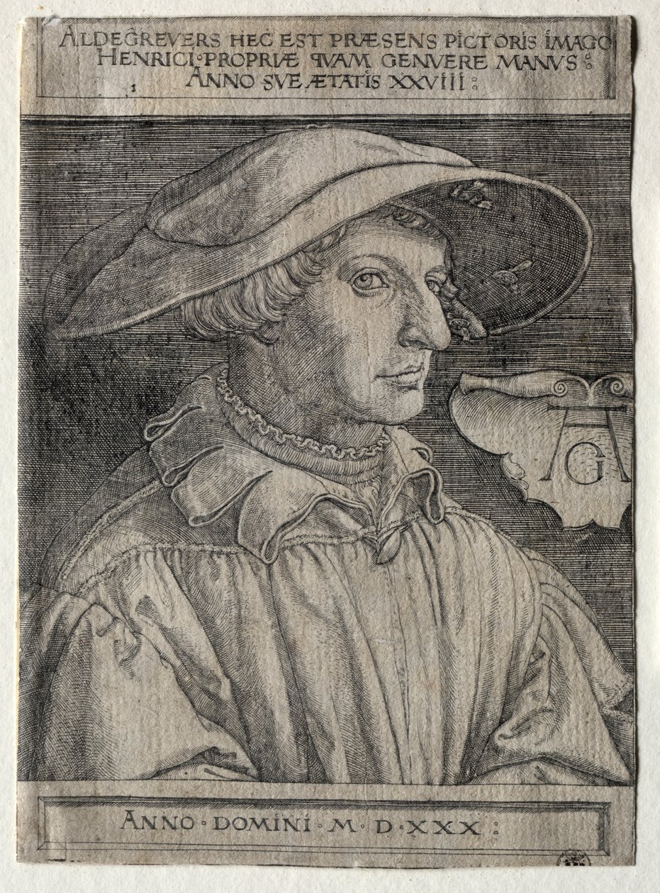 Self-Portrait by Heinrich Aldegrever
