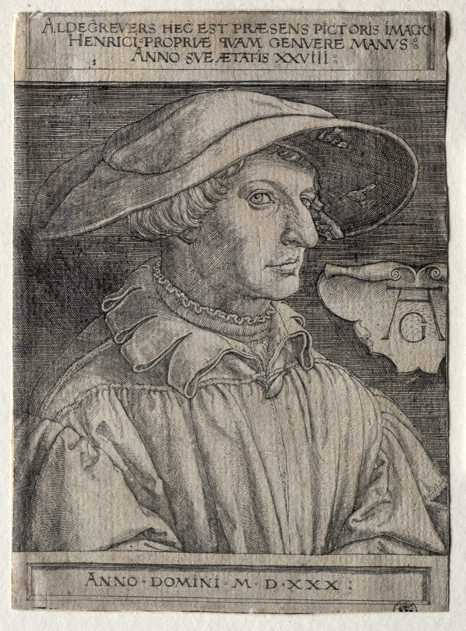 Self-Portrait by Heinrich Aldegrever