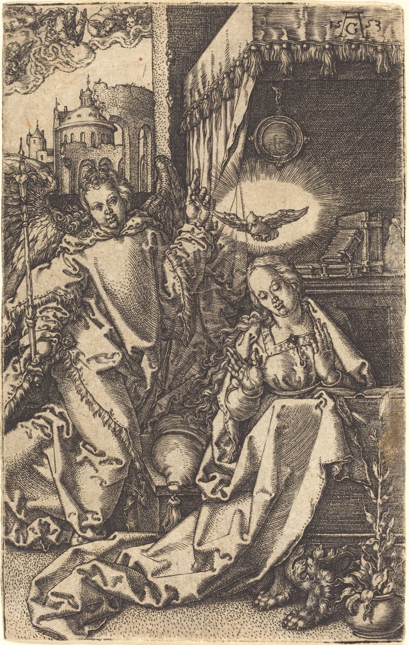 The Annunciation by Heinrich Aldegrever