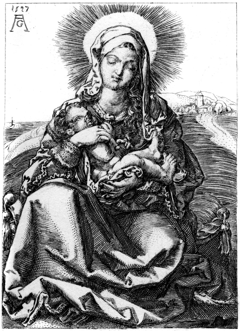 The Virgin by Heinrich Aldegrever