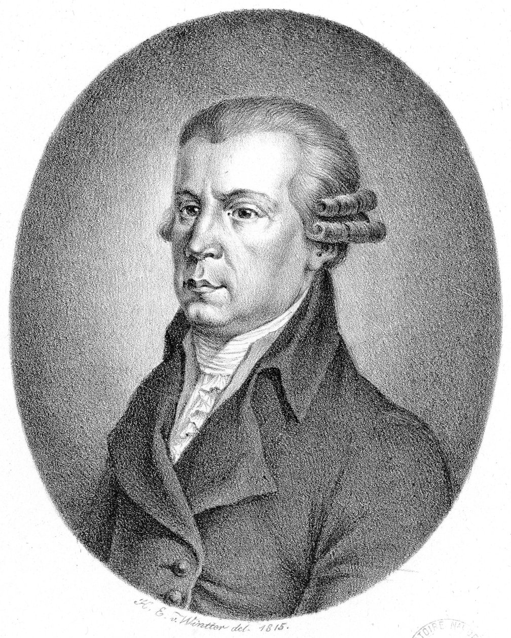 Johann Georg Albrechtsberger by Heinrich Eduard Winter