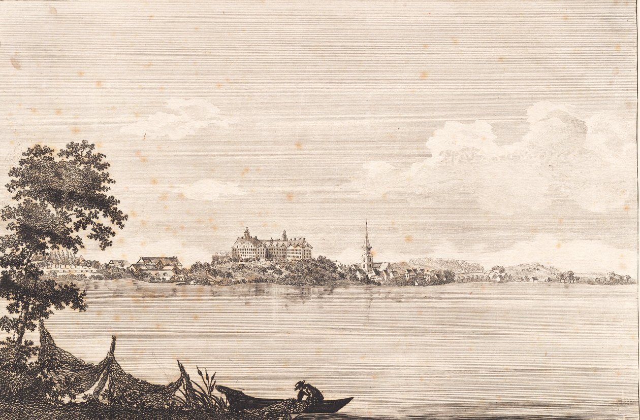 View of Plön by Niebel by Heinrich Grosch