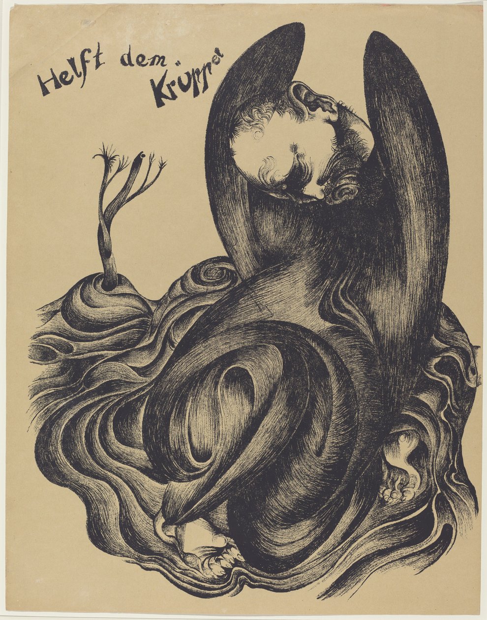 Help the Cripples by Heinrich Hoerle
